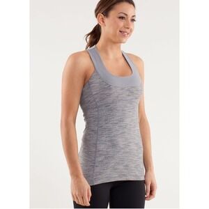 Lululemon Gray Scoop Neck Tank, Women's Size 8